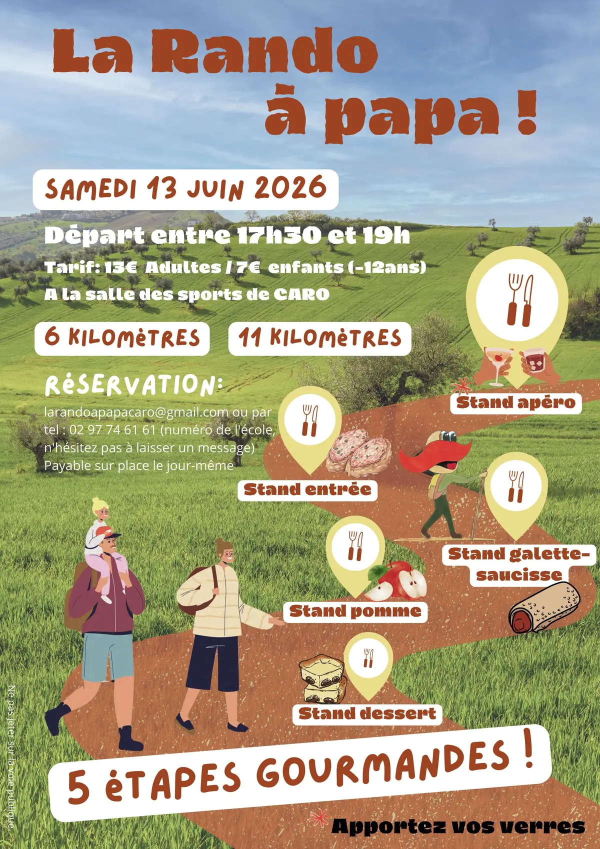 Rando gourmande : LA RANDO A PAPA à Caro le samedi 13 juin
