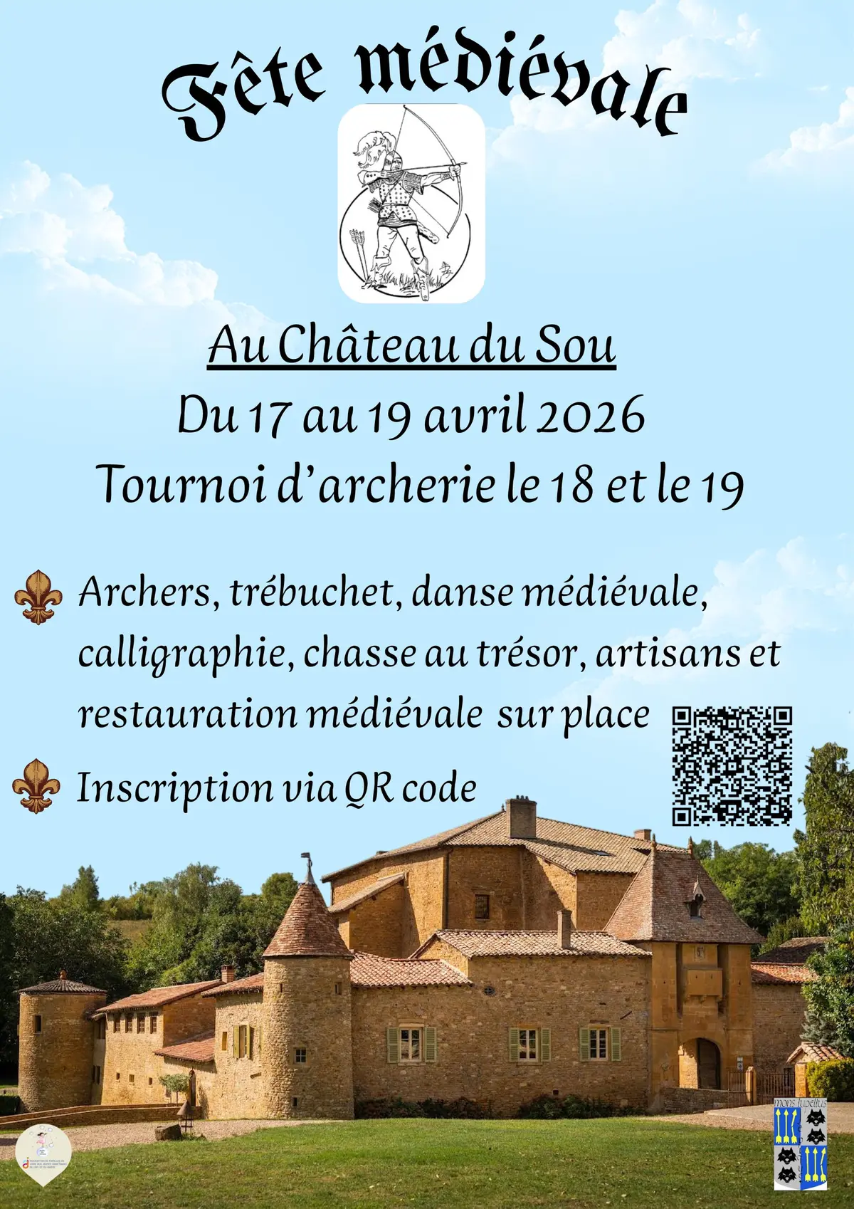 Evénément médiéval au Château du Sou en Beaujolais 