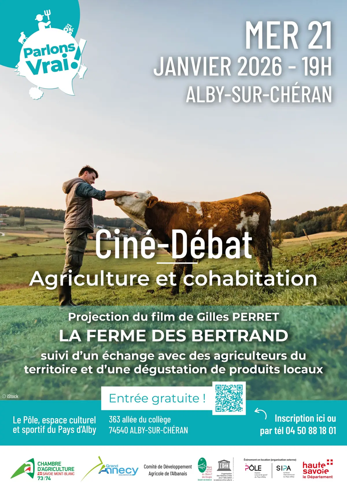 Ciné-débat agriculture & cohabitation à Alby-sur-Chéran