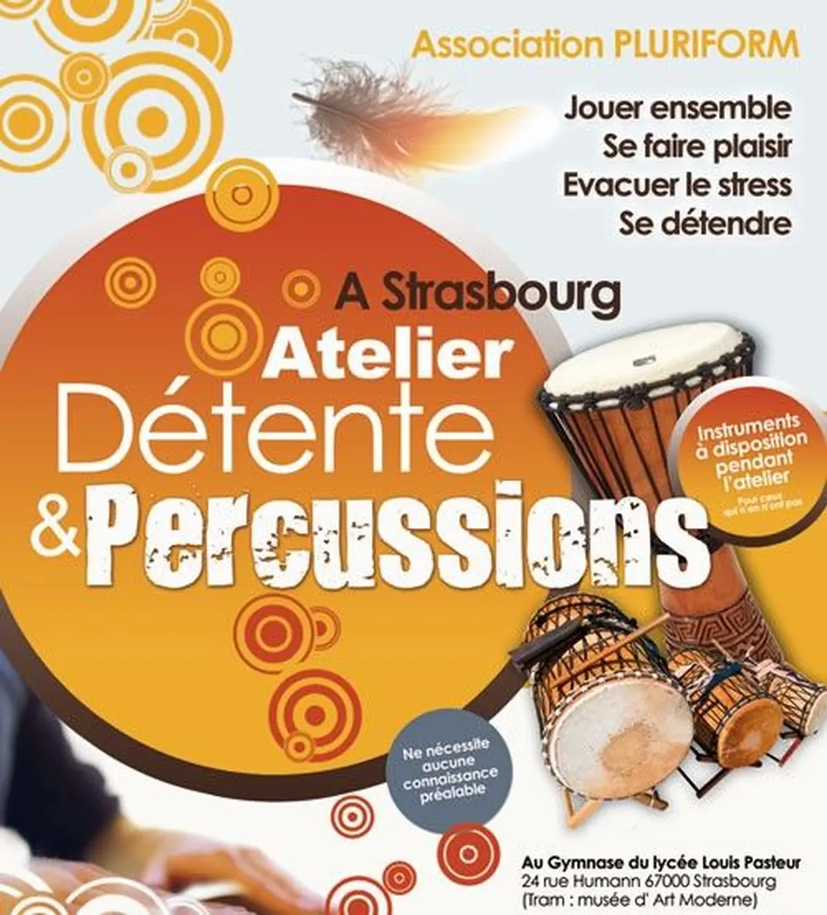Atelier détente & percussions Malinké
