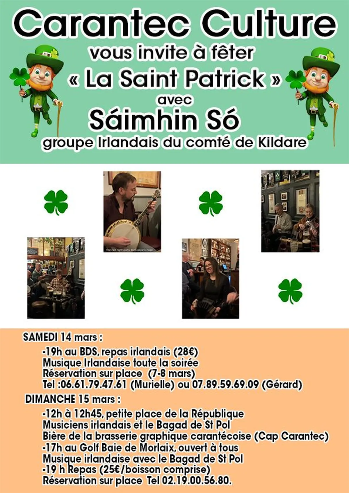 Concerts Saint Patrick 2026 Carantec
