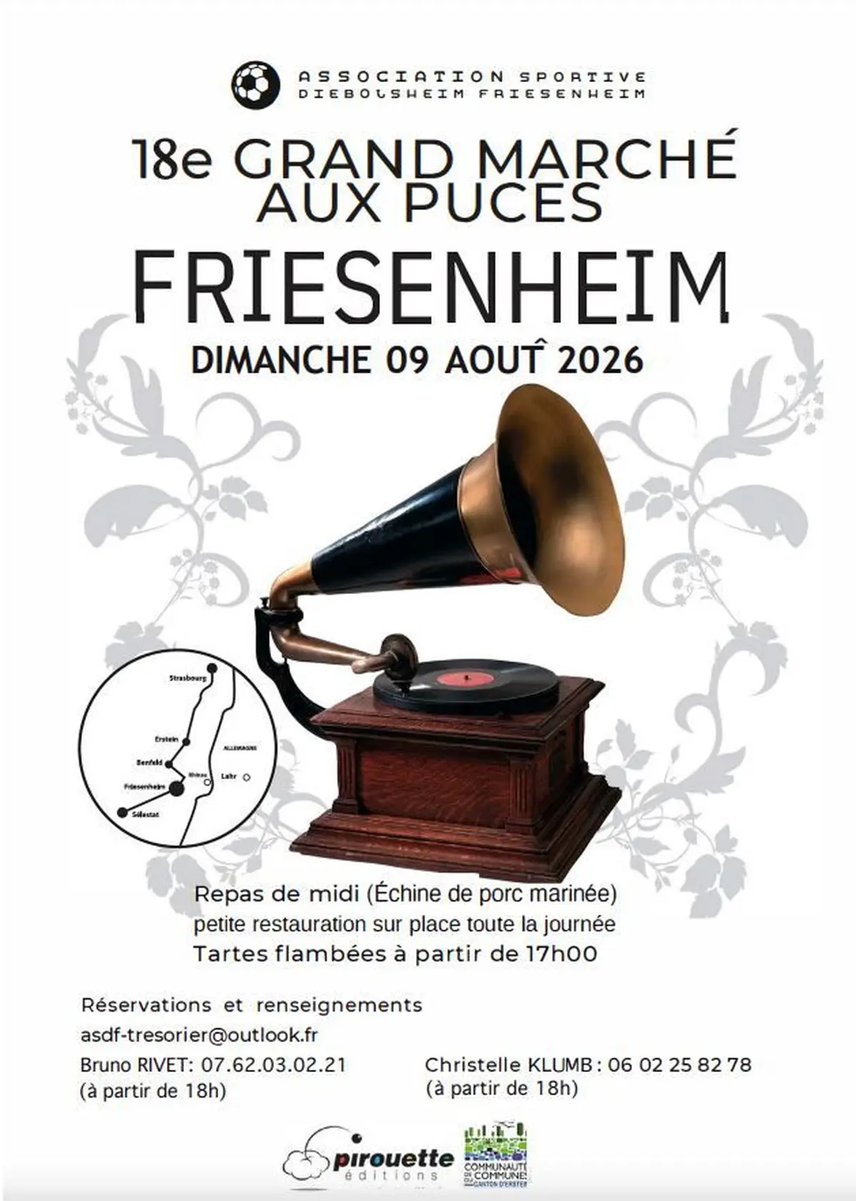 Friesenheim. 18ème grand marché aux puces Dimanche 9 Août 2026.