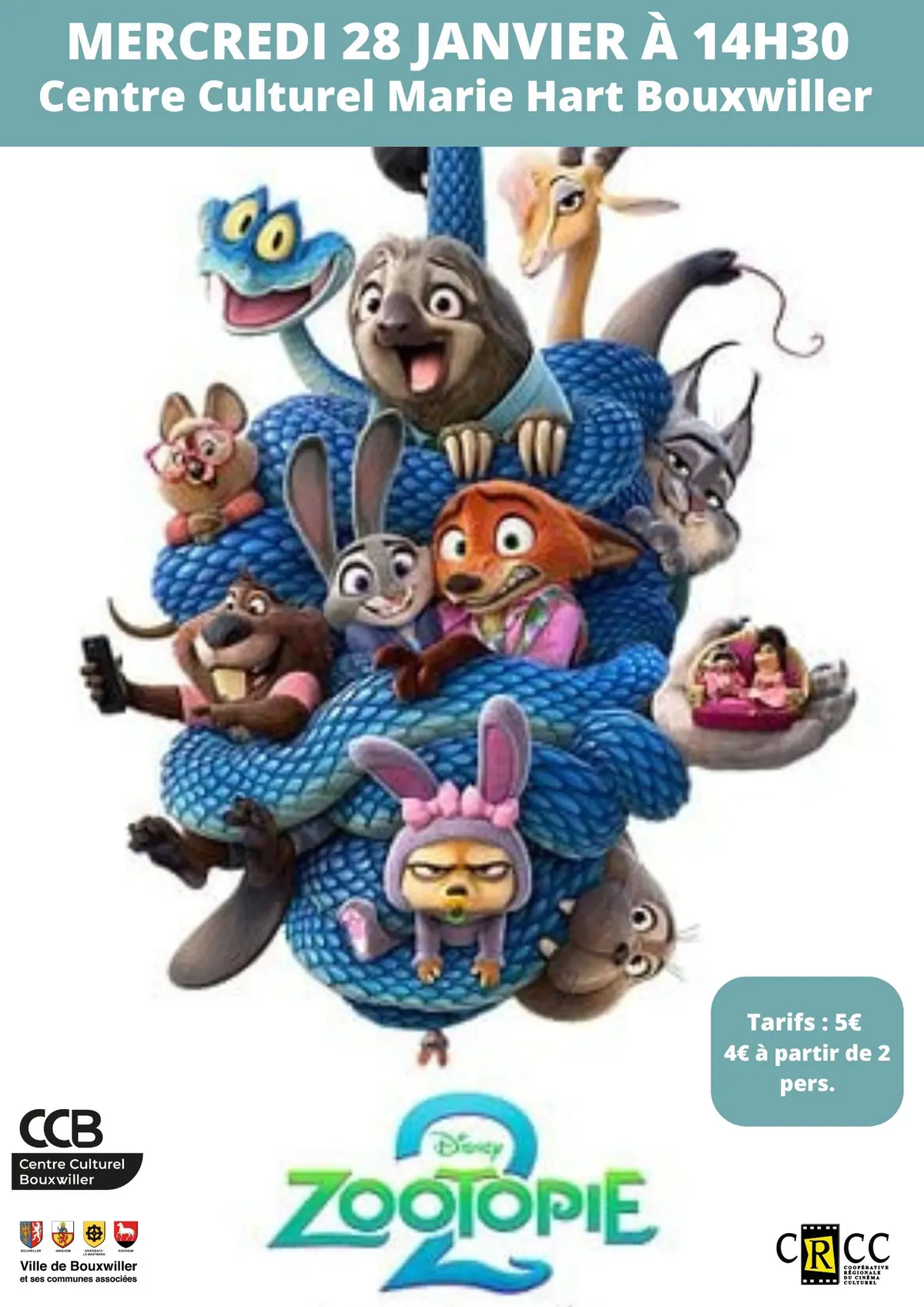 Cinéma : Zootopie 2