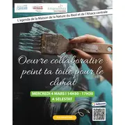 Œuvre collaborative : peint ta toile sur le climat
