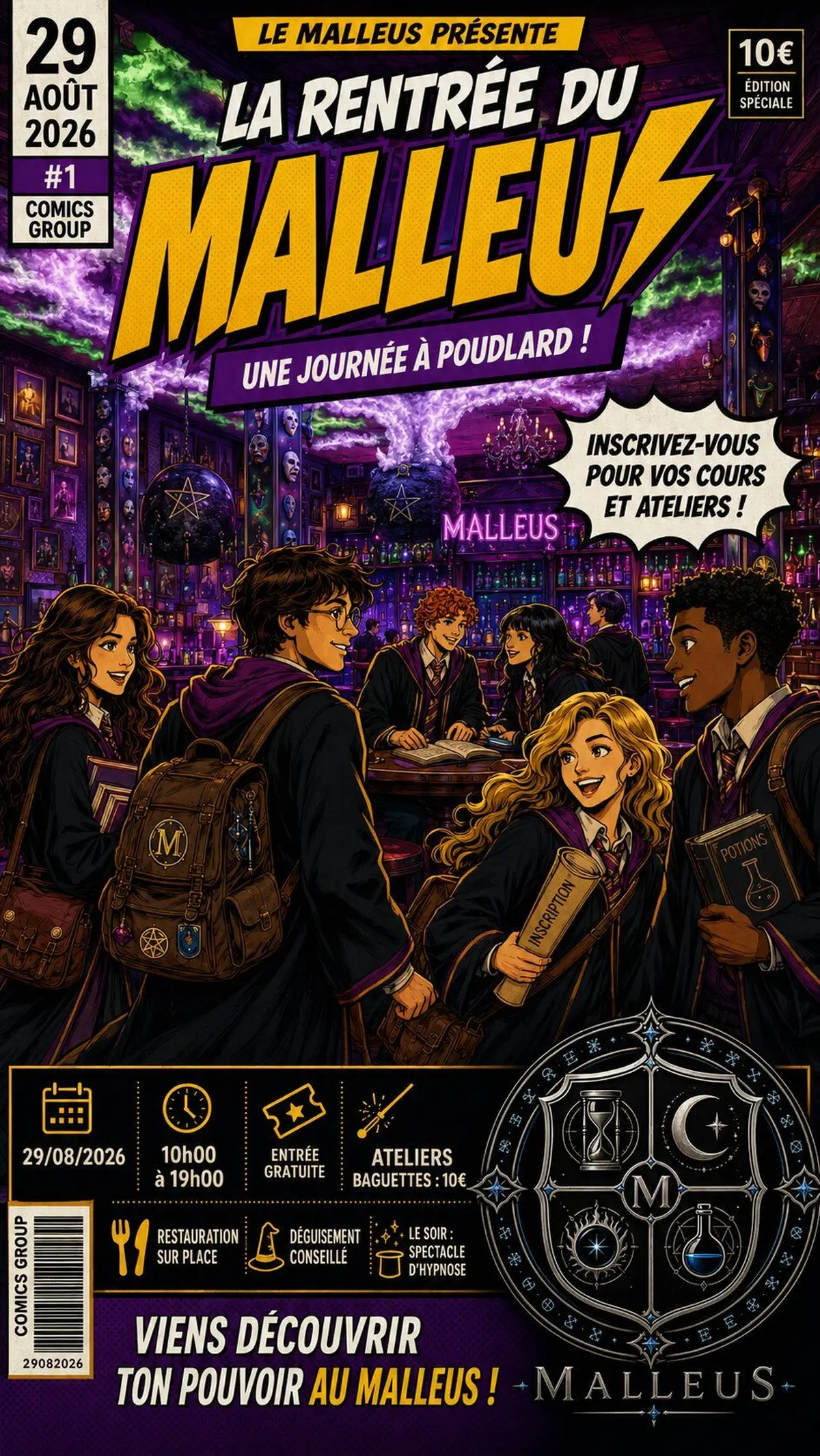 La rentrée du Malleus - Une journée à l’école des sorciers  