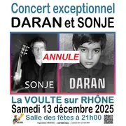 Concert ANNULE Sonje et DARAN