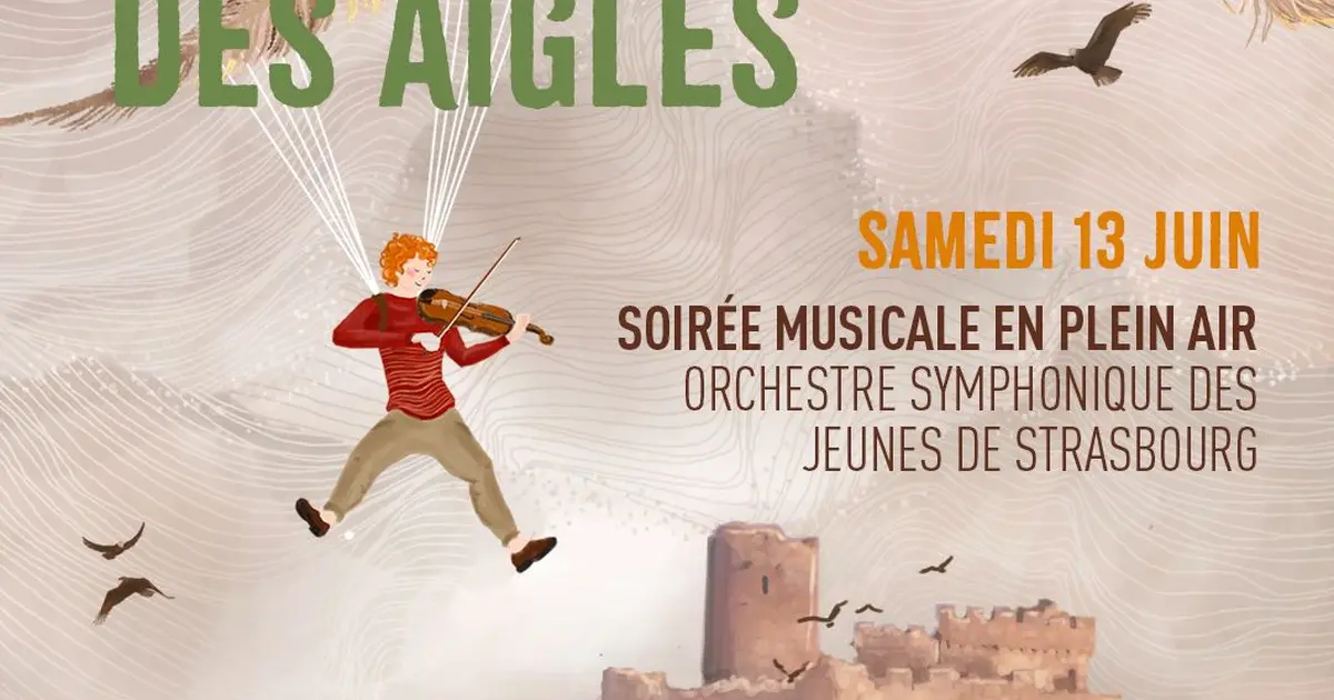 Spectacle de rapaces et concert symphonique à la Volerie des Aigles de Kintzheim