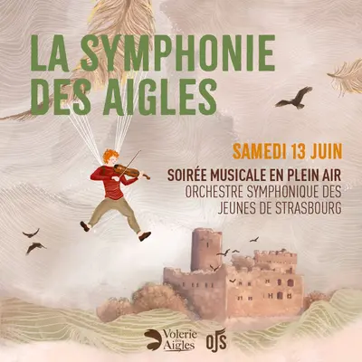 Spectacle de rapaces et concert symphonique à la Volerie des Aigles de Kintzheim