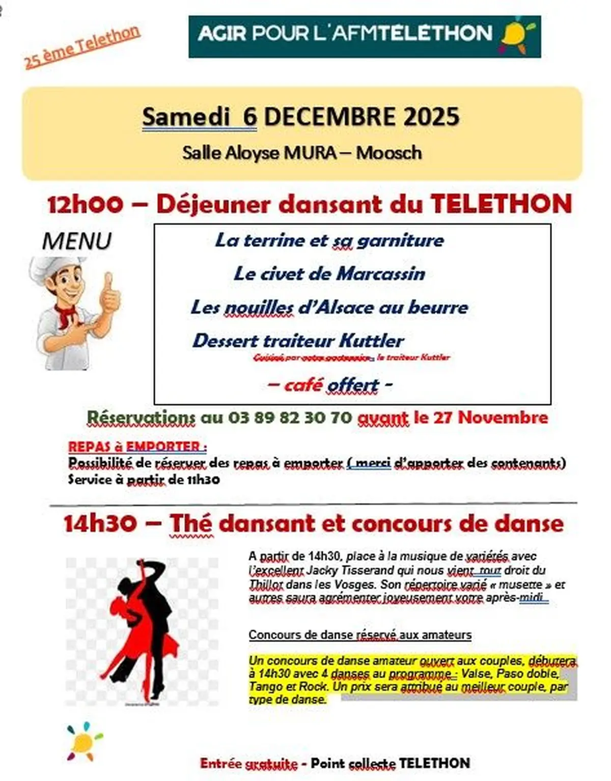 25ème Telethon de MOOSCH 