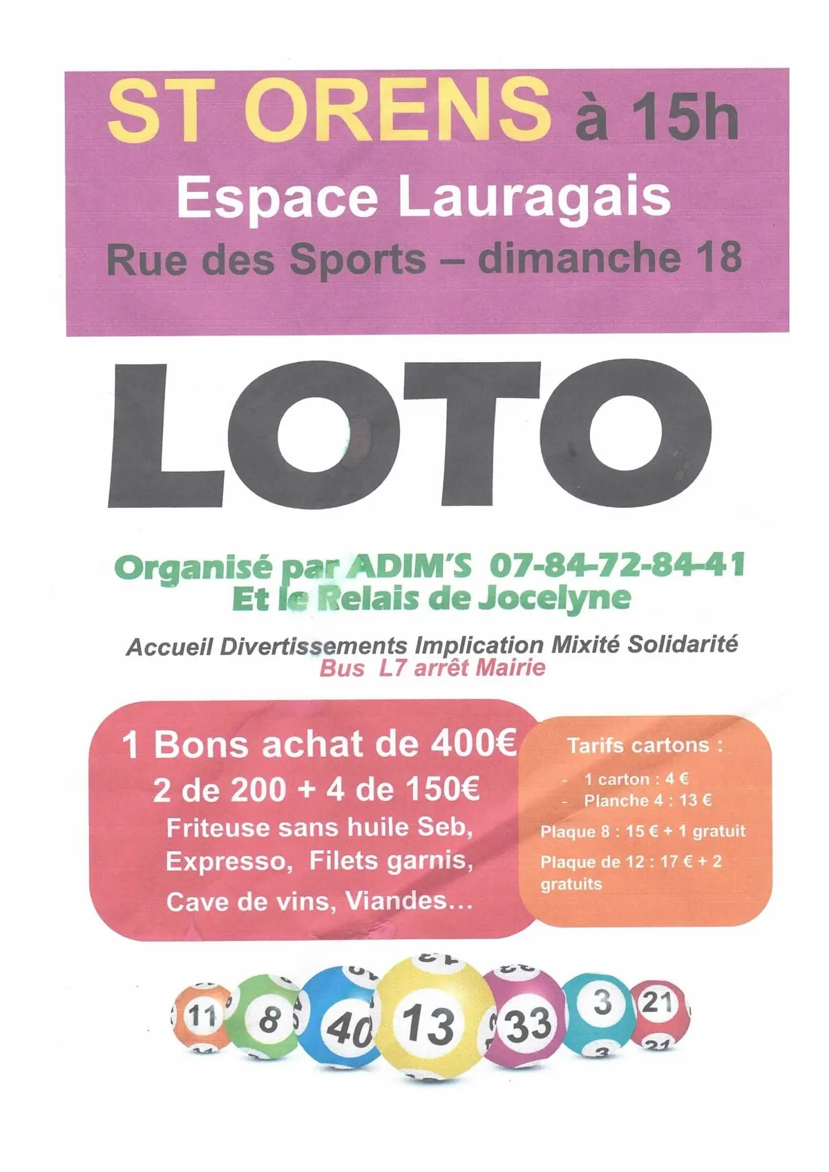 loto de l'adim's