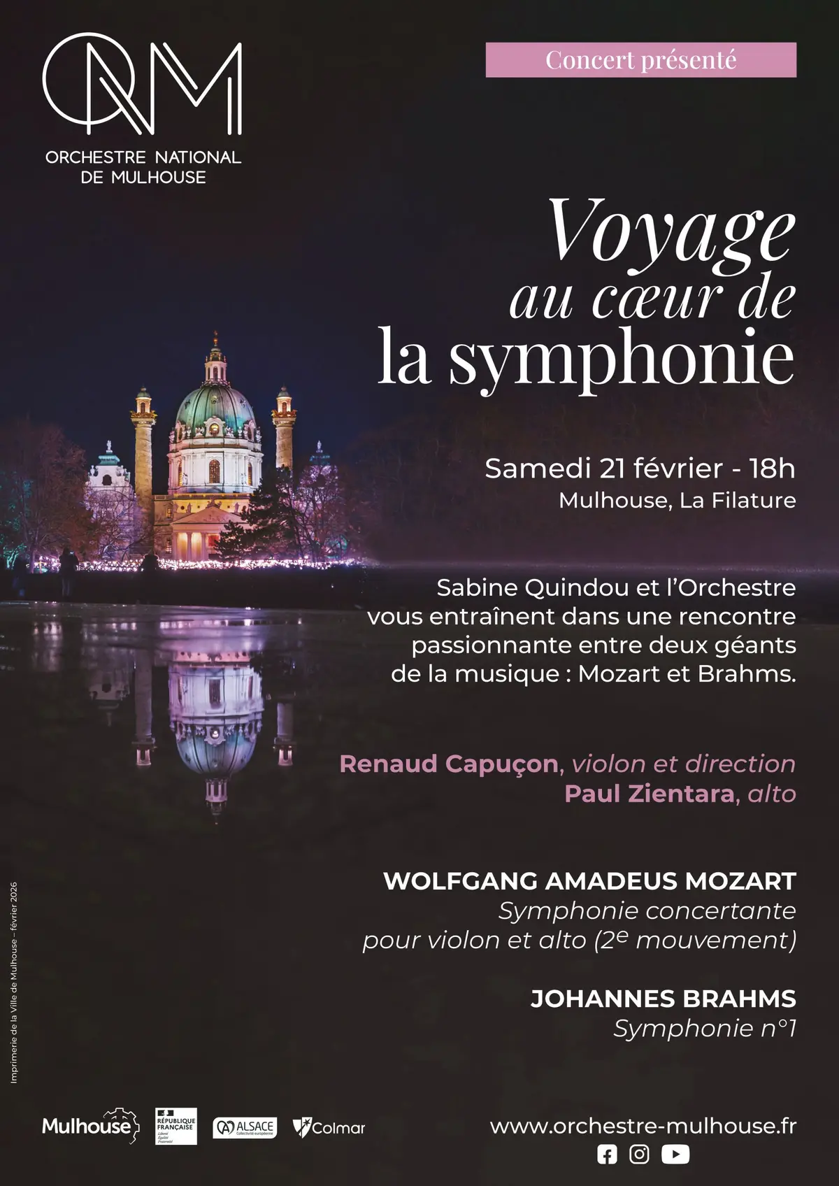 Concert présenté, Voyage au coeur de la symphonie - ONM