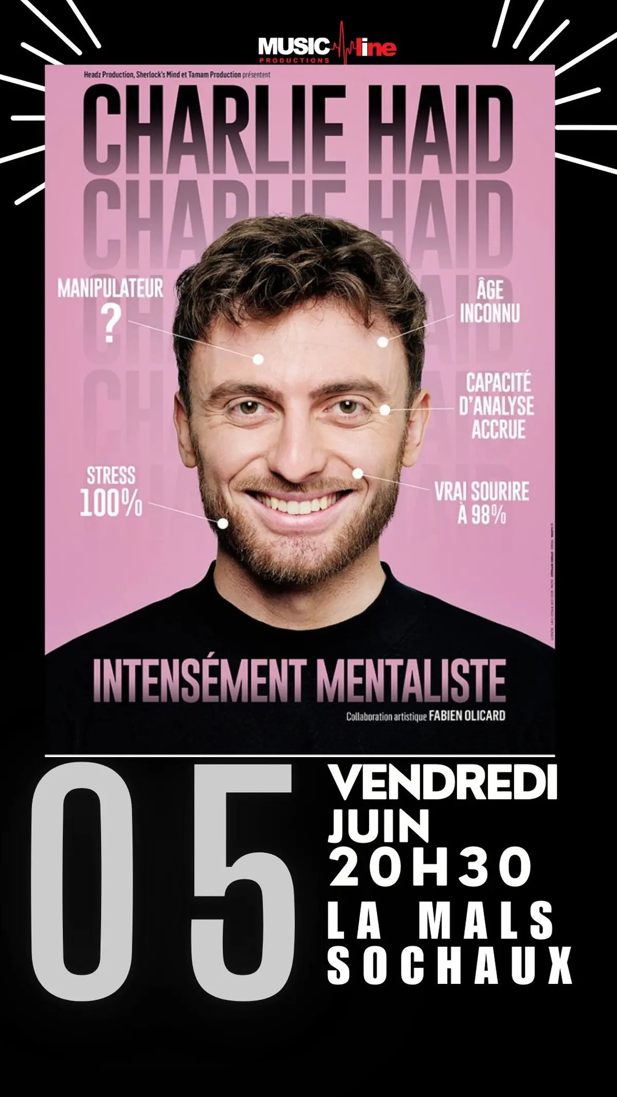 Charlie  HAID - Intensement Mentaliste - Sochaux