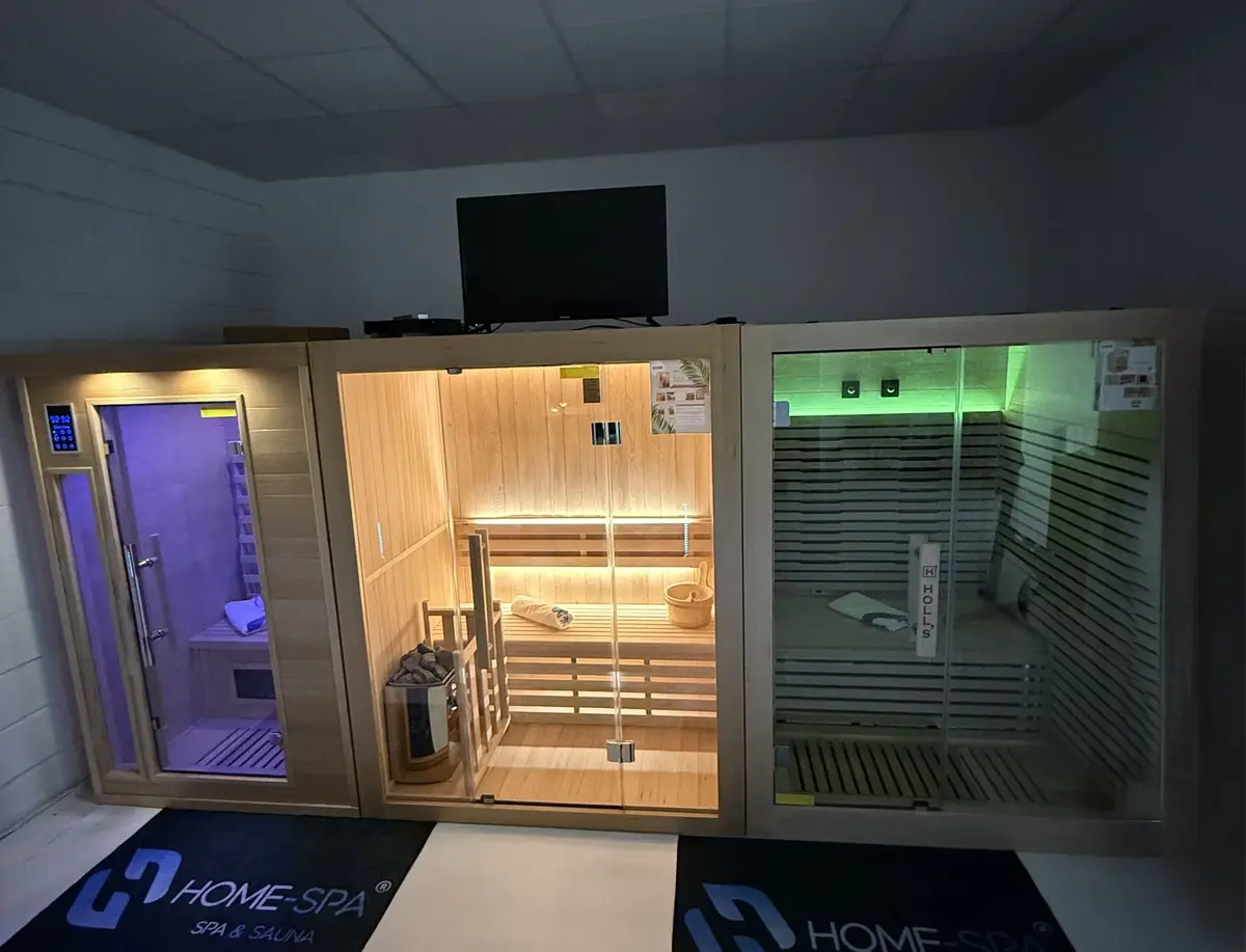 Nouvelle exposition de Sauna chez Home Spa espace 100 % Sauna, unique en Alsace