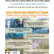 Conférence gratuite Quelle médecine pour aujourd'hui et demain ? 