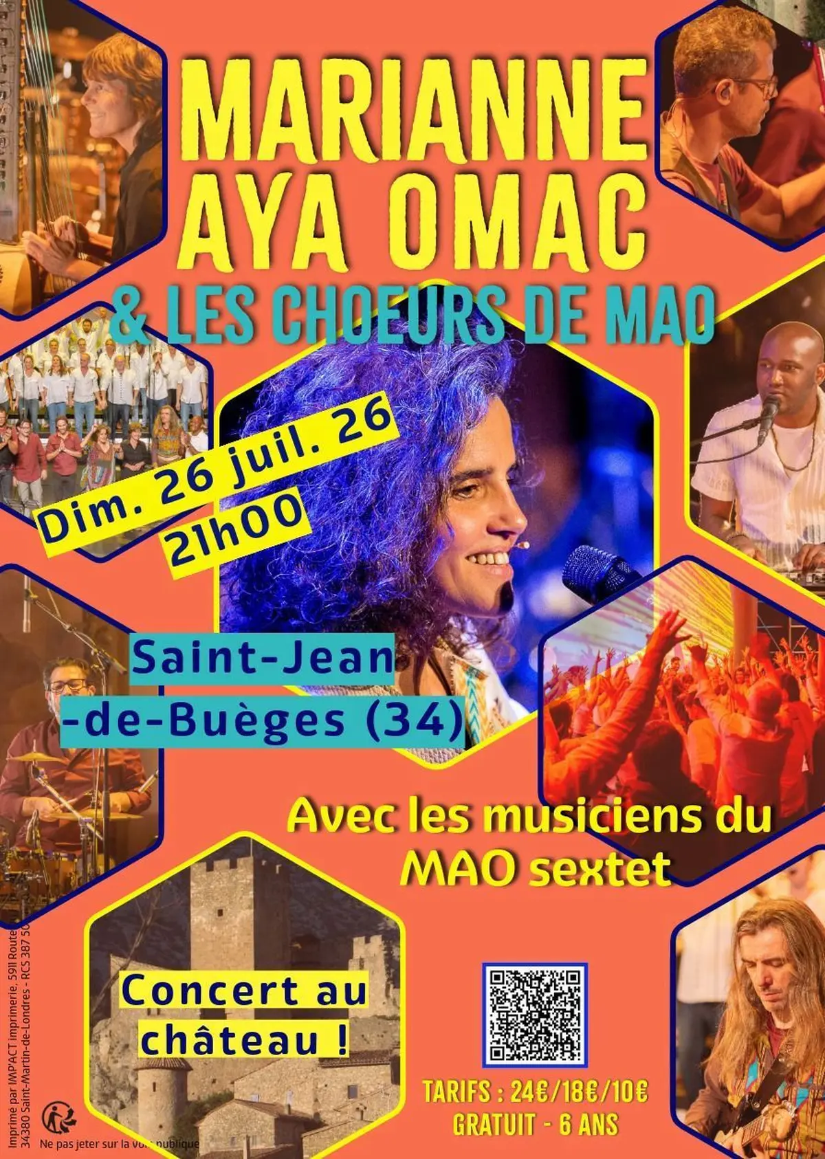Marianne Aya Omac et les Chœurs de MAO en concert 