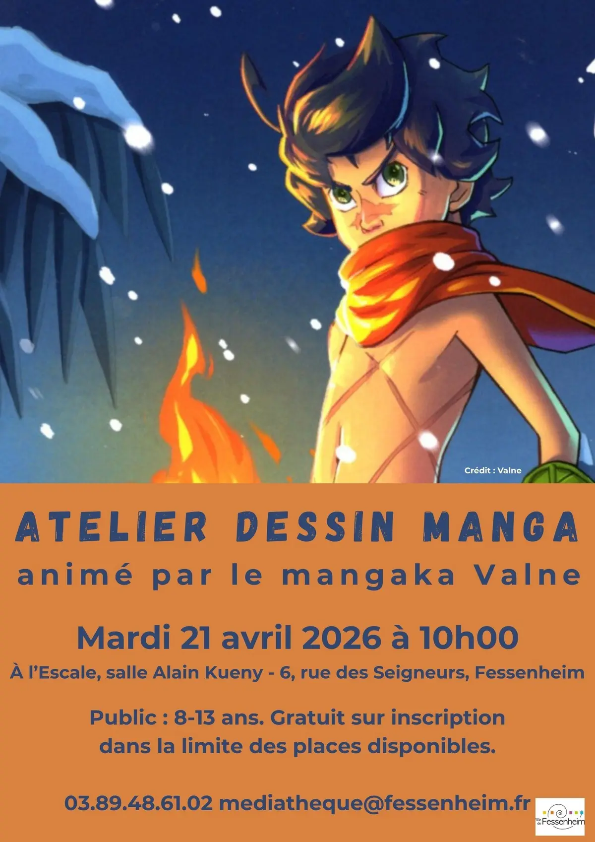 Atelier dessin manga