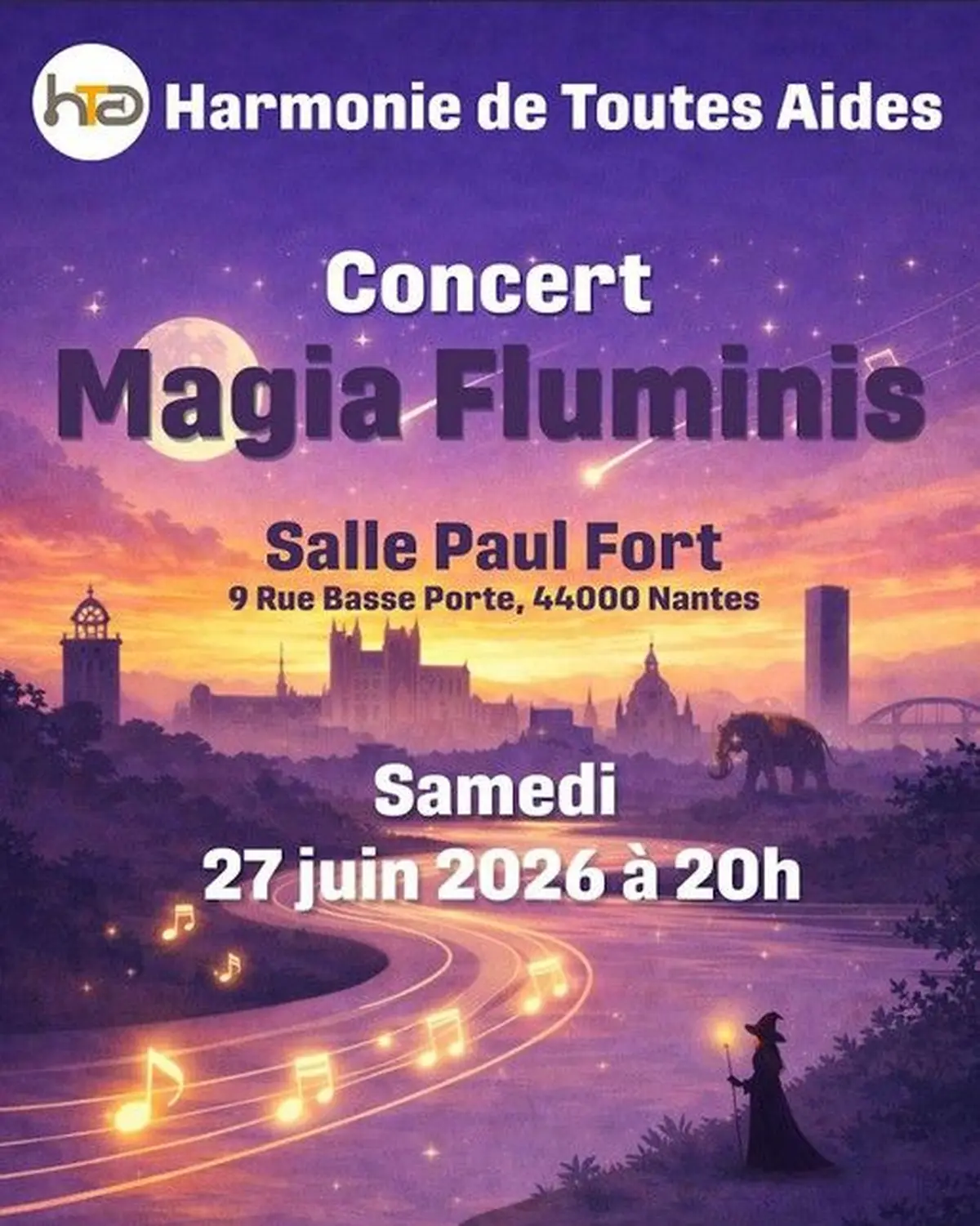 Concert Magia Fluminis de l'Harmonie de Toutes-Aides