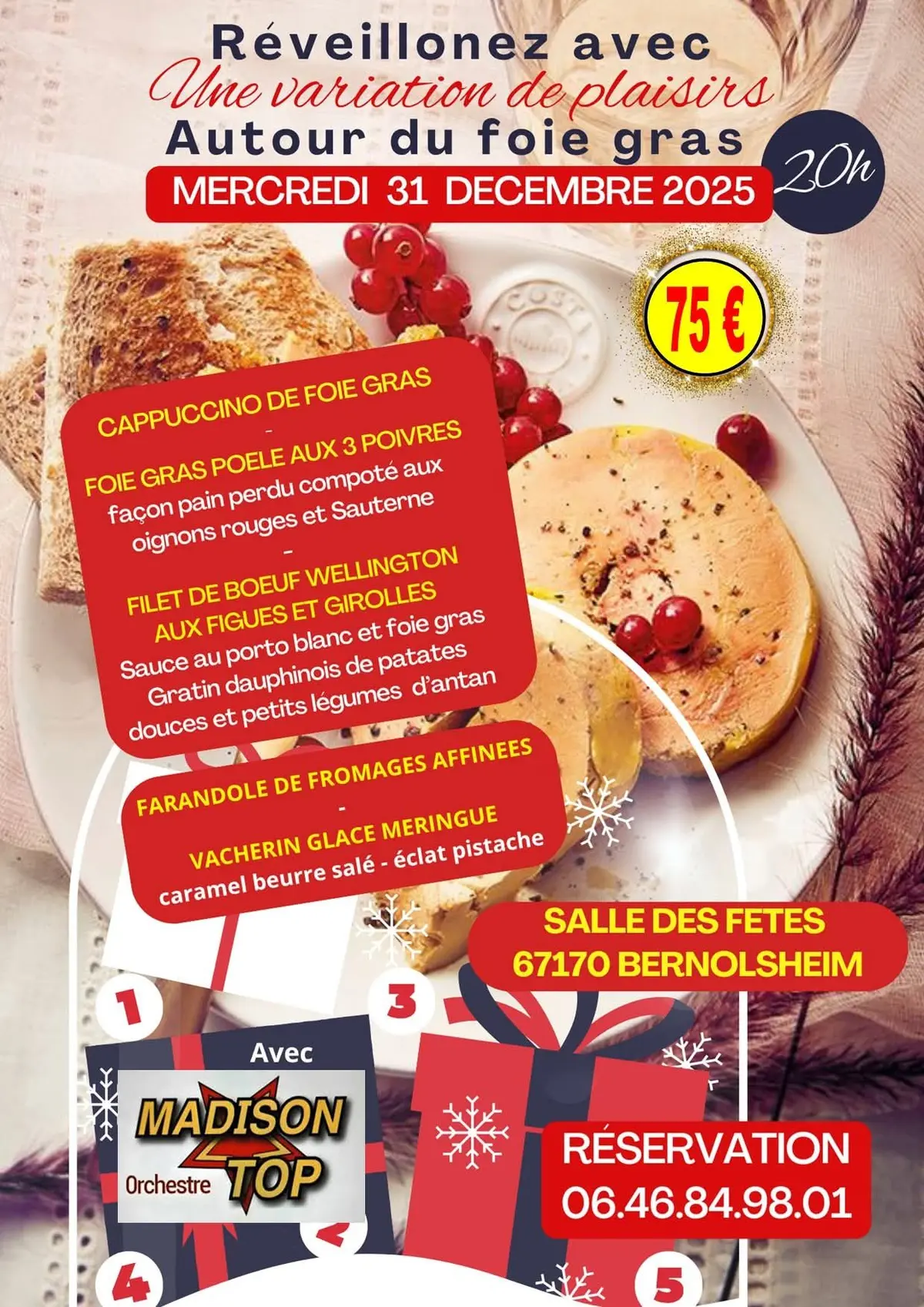 Réveillon 31 décembre 