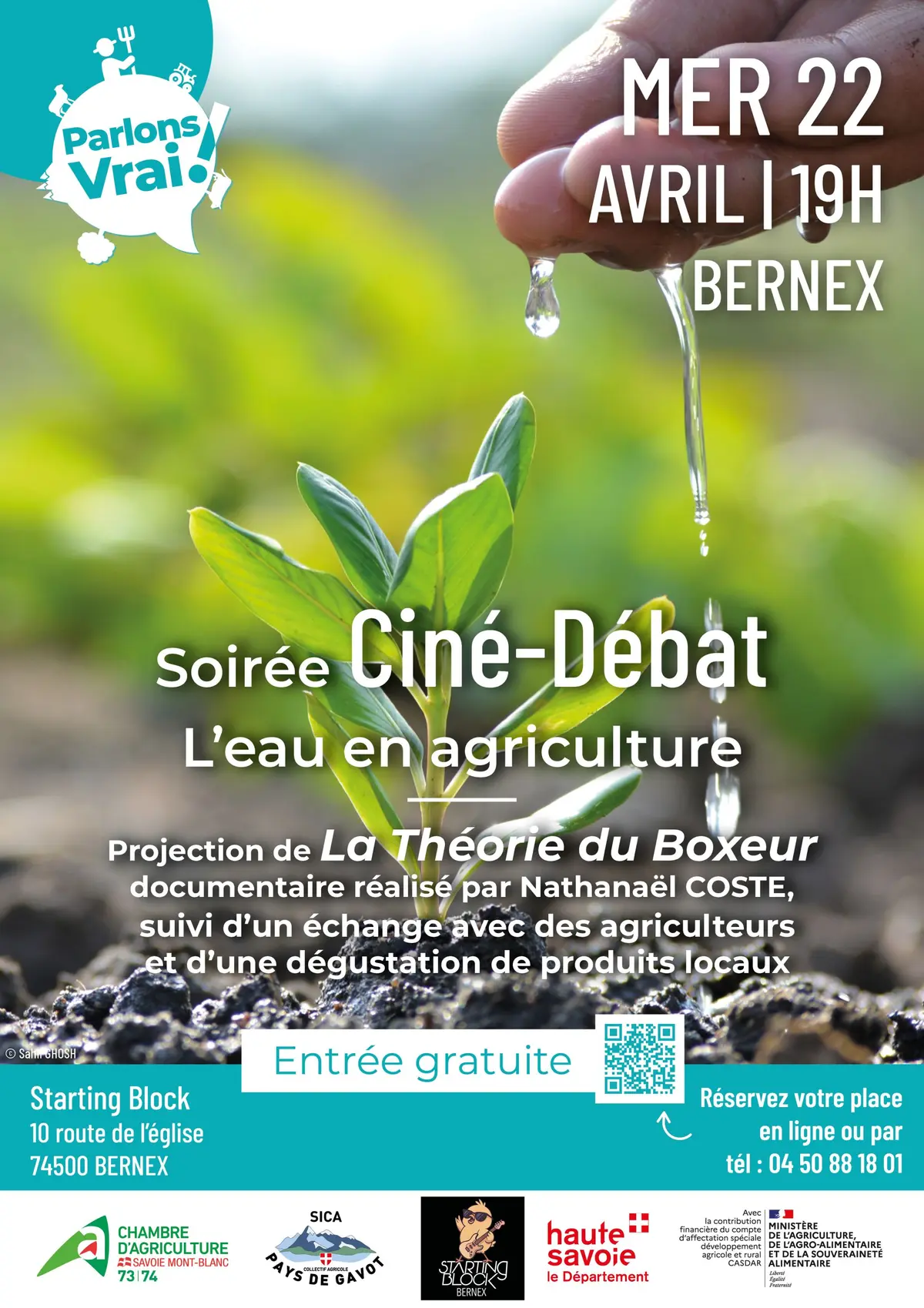 Ciné-débat sur l'eau en agriculture