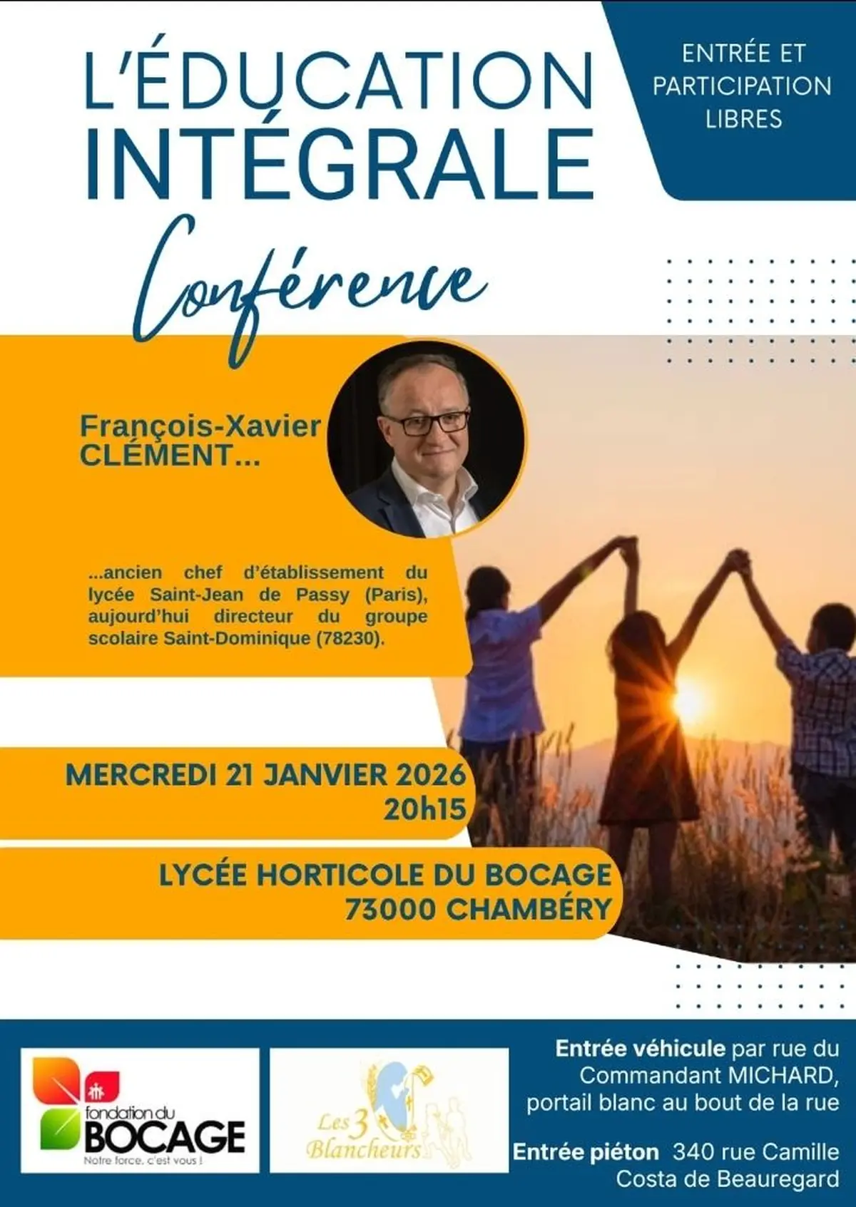 Conférence : éducation intégrale