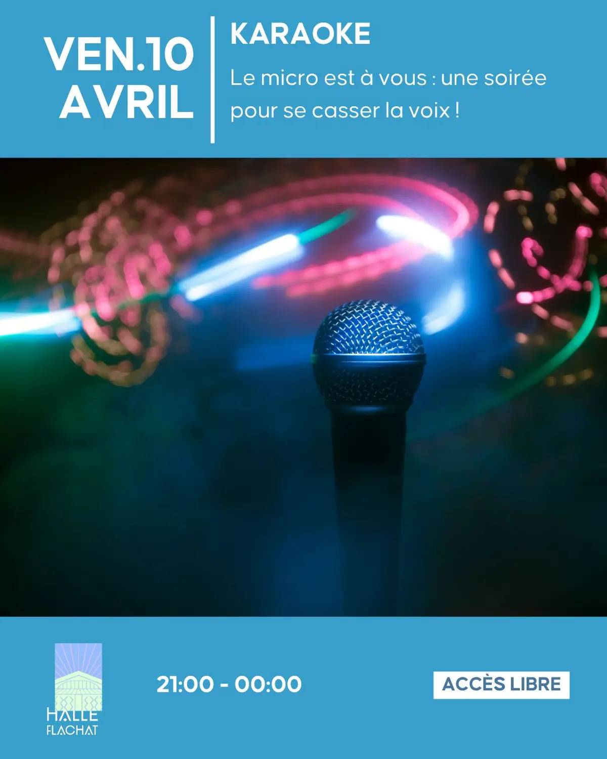 Soirée Karaoké à la Halle Flachat