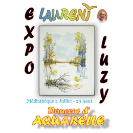 Vernissage exposition douceur d'aquarelle - Bruno Laurent