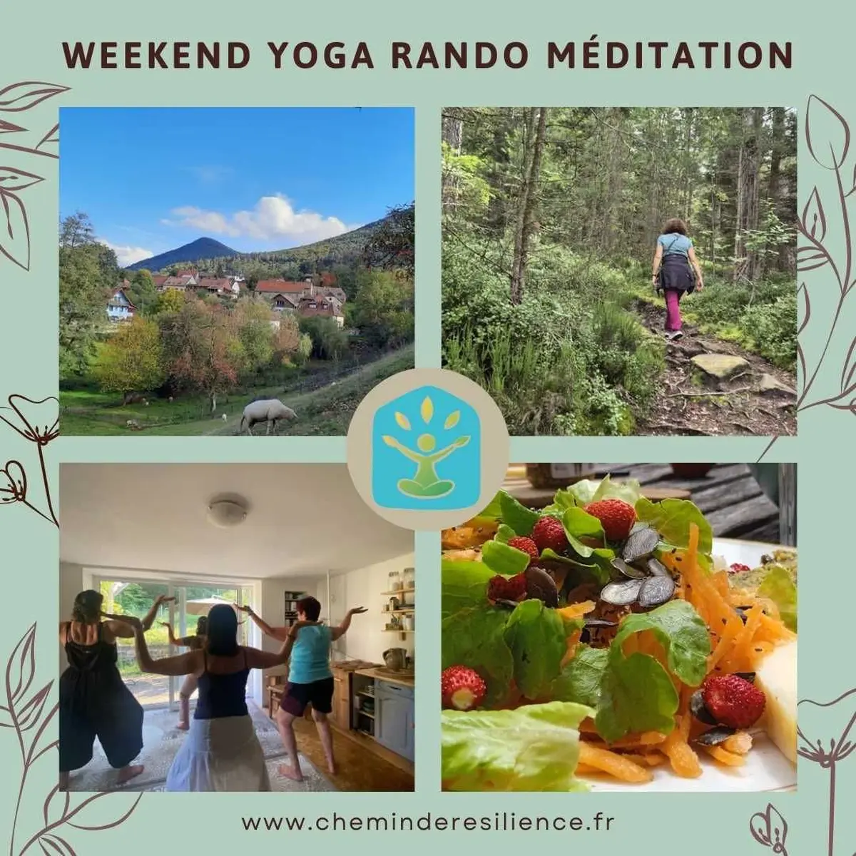 Weekend Yoga rando et méditation en Alsace du 17 au 19 juillet 2026