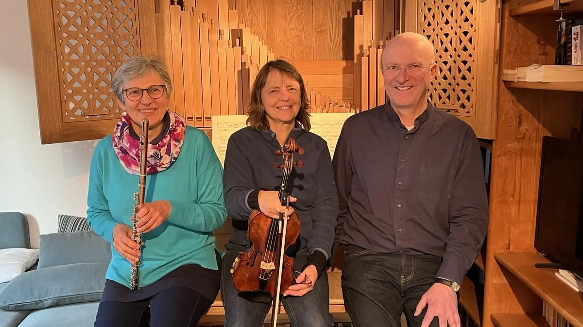 Le trio méLömane à l’abbatiale