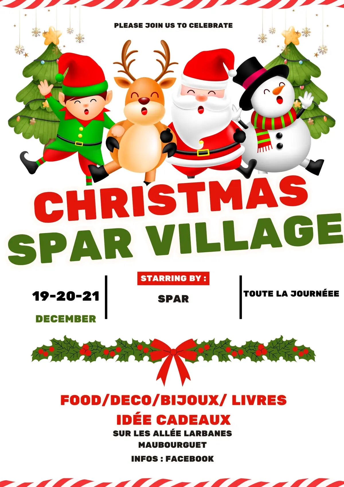 Christmas spar village