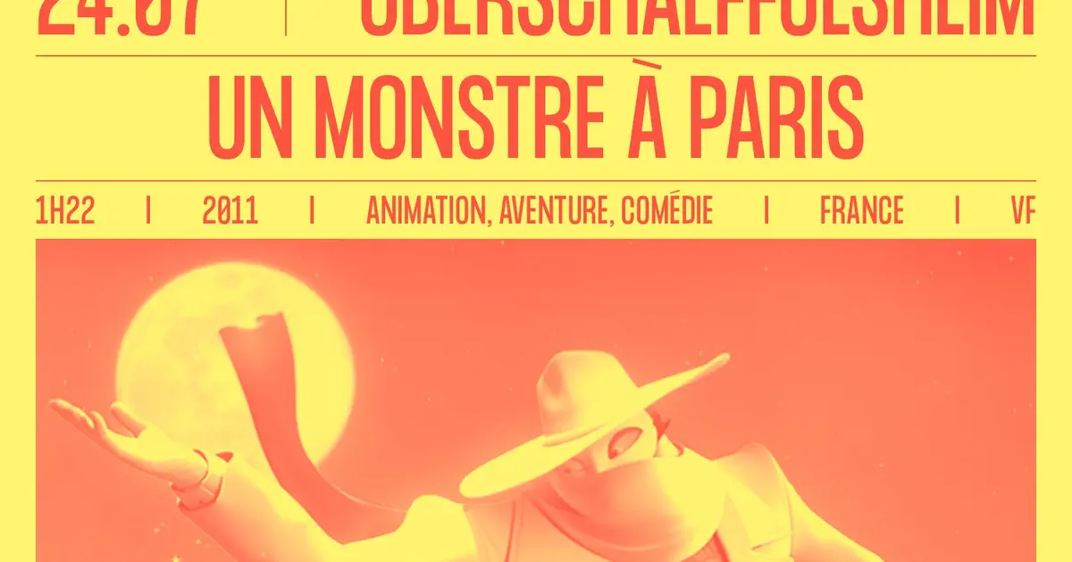 Ciné Plein Air ! - Un Monstre à Paris