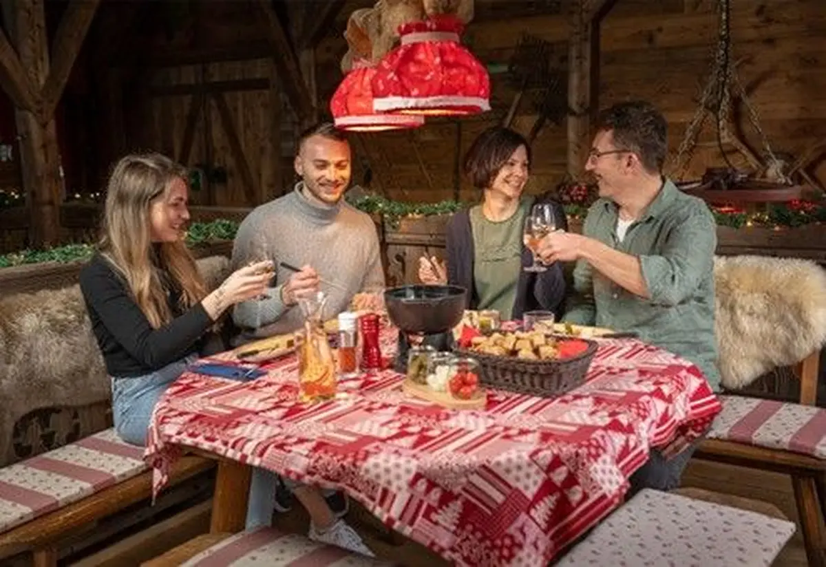 Soirée fondue au chalet « ERDINGER Hütt’n » à Europa-Park