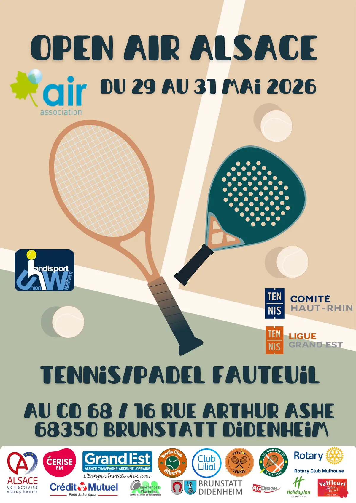 Open Air Alsace 2026 Tournoi de Paratennis