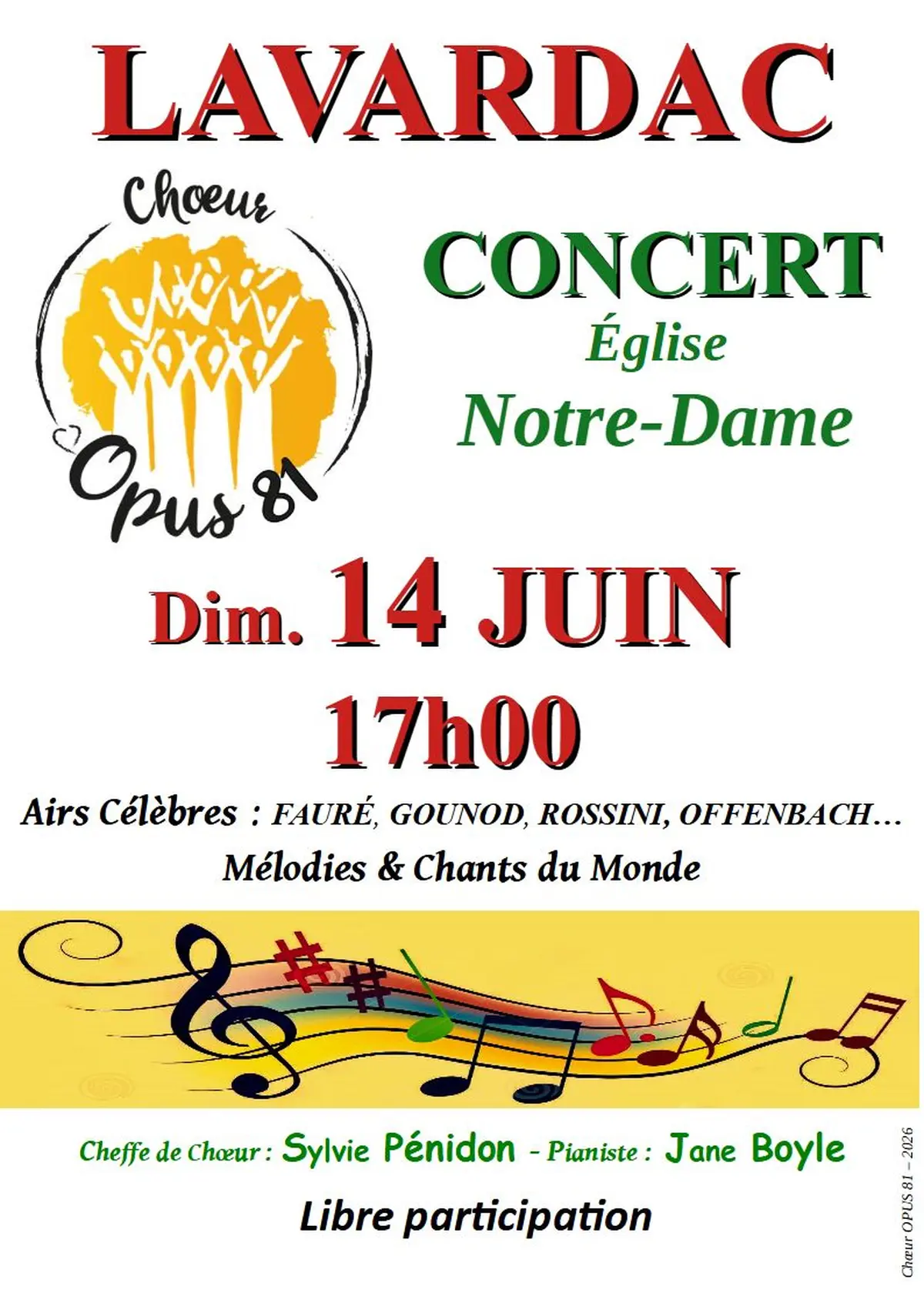 Concert Choeur Opus 81