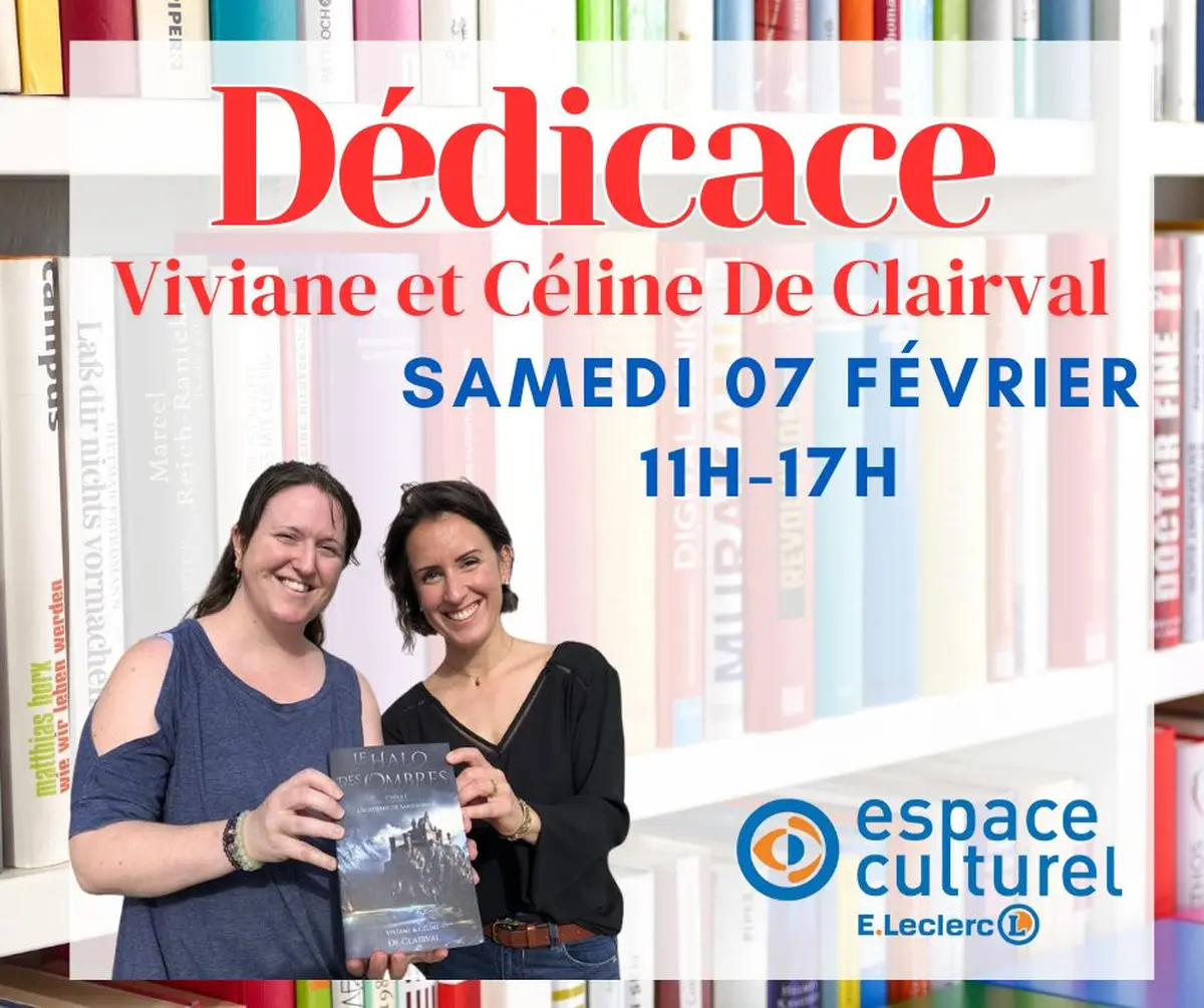 Les sœurs de Clairval en dédicace à Barbezieux pour le Halo des ombres