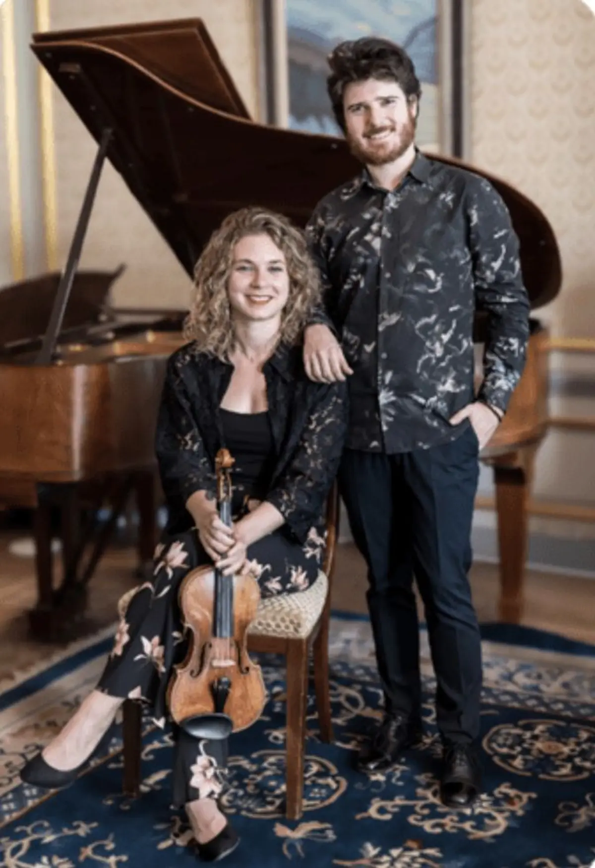 Recital Piano et Piano Violon Dimitri Malignan et Sarah Bayens