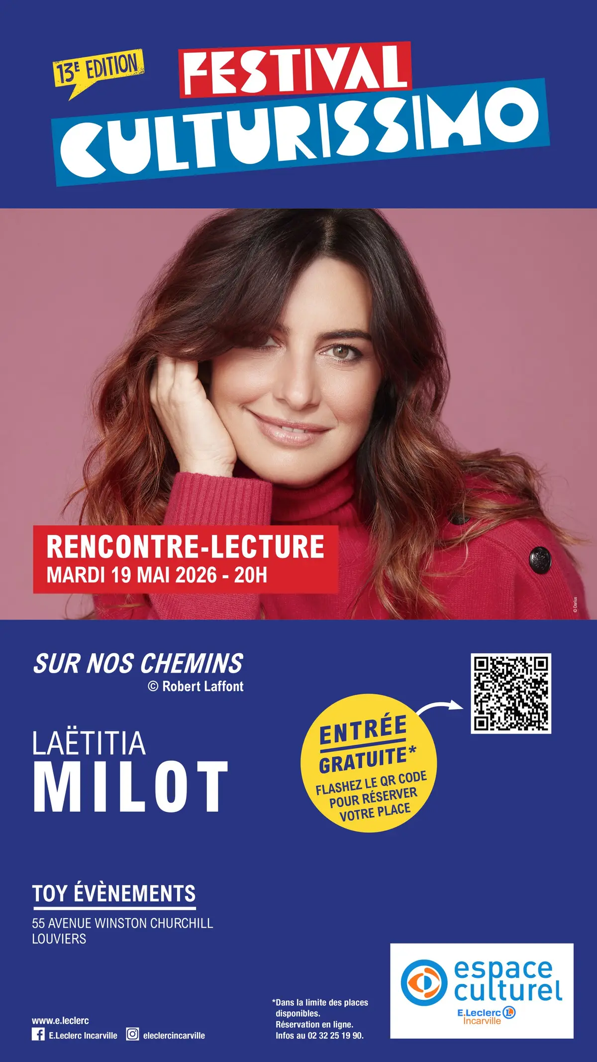 Festival Culturissimo - Rencontre-Lecture de Laëticia Milot