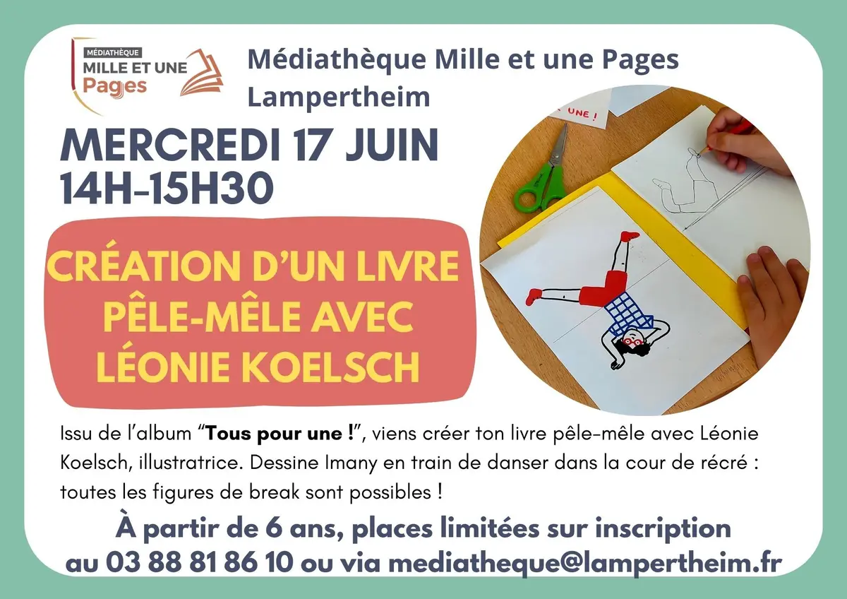Créer ton livre pêle-mêle avec Léonie Koelsch