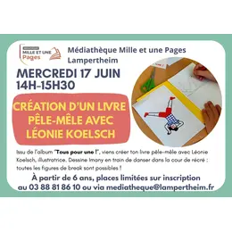 Créer ton livre pêle-mêle avec Léonie Koelsch
