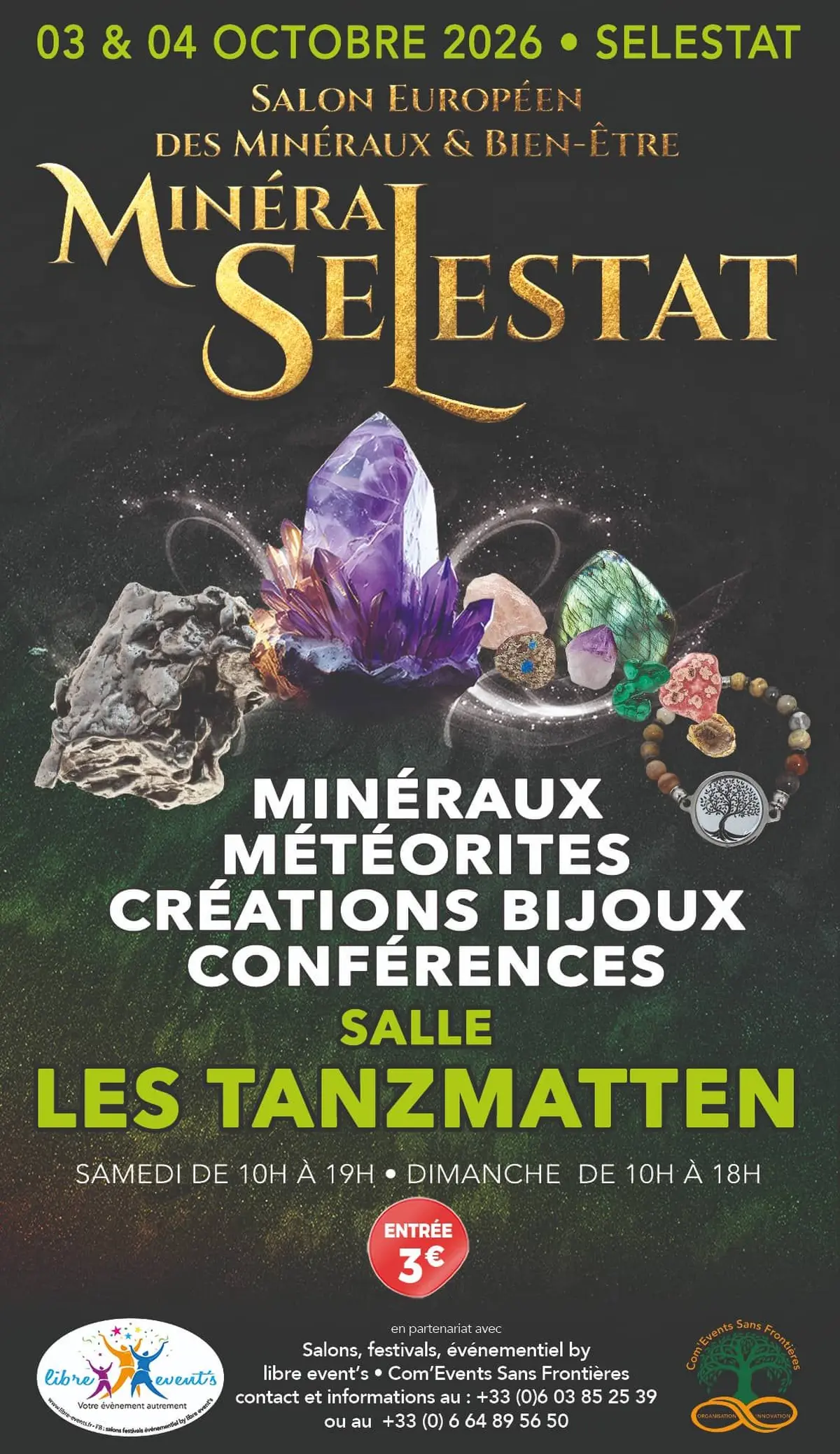 Salon européen des minéraux - créations - espace bien-être