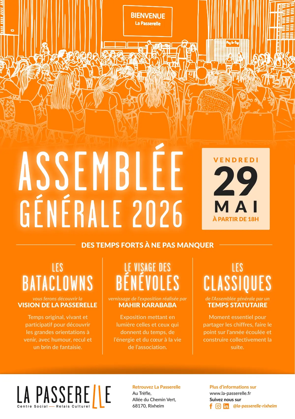 Assemblée Générale 2026 de La Passerelle à Rixheim