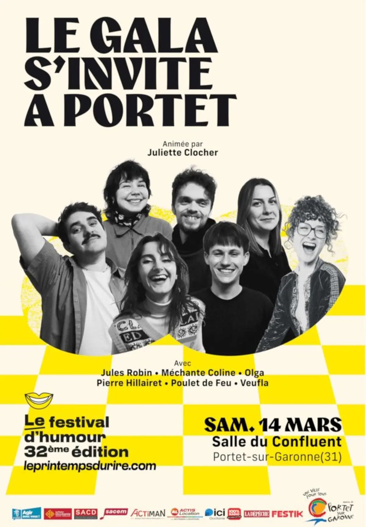 Printemps du rire : le gala s'invite à Portet !