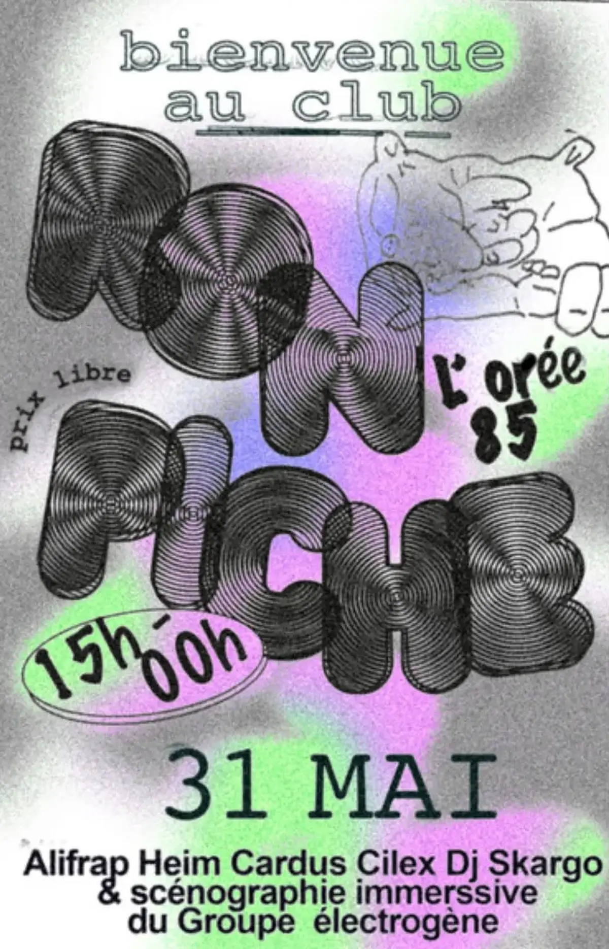 Ronpiche par Bienvenue au club : dj set ambient, ateliers