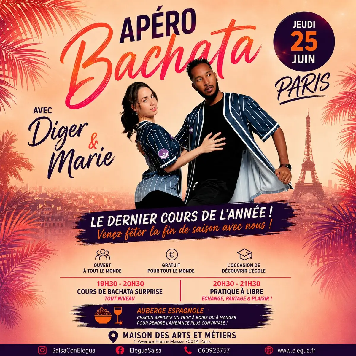 Apérobachata à Paris 100% gratuit