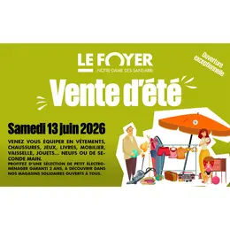 Vente d’été du Foyer Notre-Dame des Sans-Abri