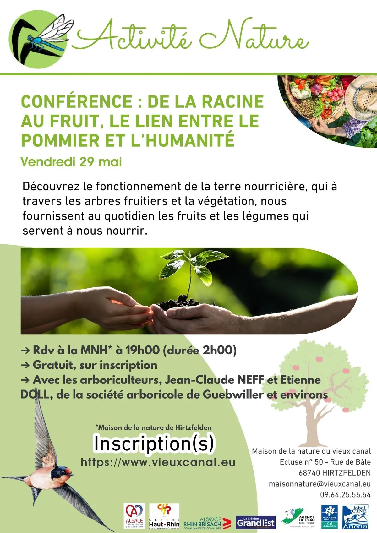 Conférence : De la racine au fruit, le lien entre le pommier et l'humanité