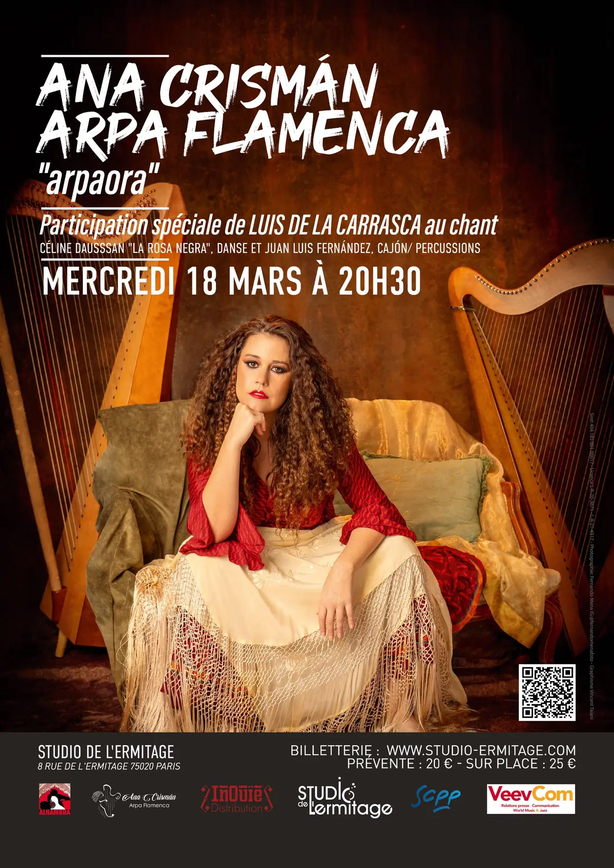 Ana Crismán Arpa Flamenca présente « Arpaora »