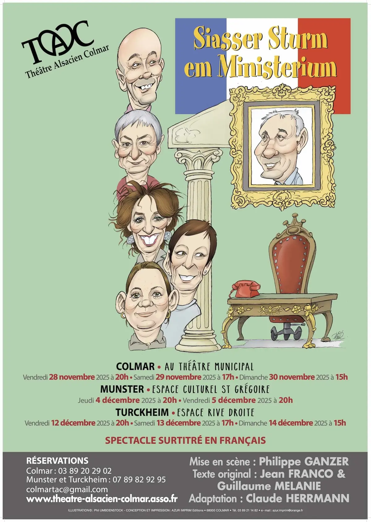 Siasser Sturm em Ministerium Théâtre Alsacien