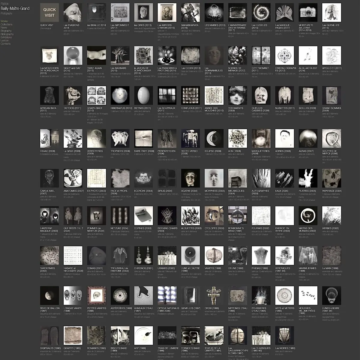 Patrick Bailly-Maître-Grand : Petites cosmogonies