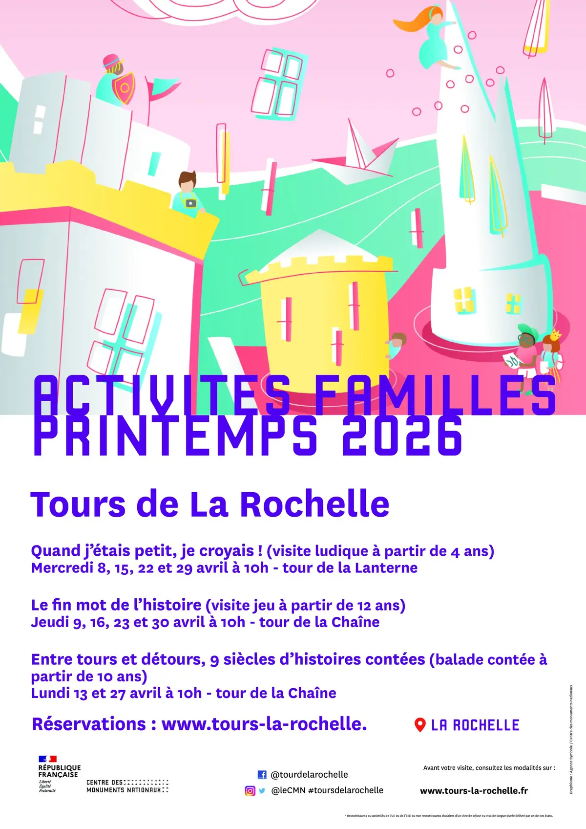 Activités familles dans les tours de La Rochelle
