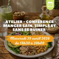 Atelier - Conférence : manger sain, simple et sans se ruiner &copy; Domaine du HIRTZ